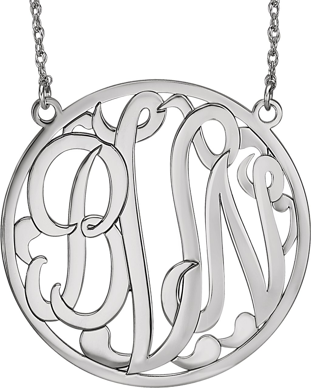 Script Monogram Necklace