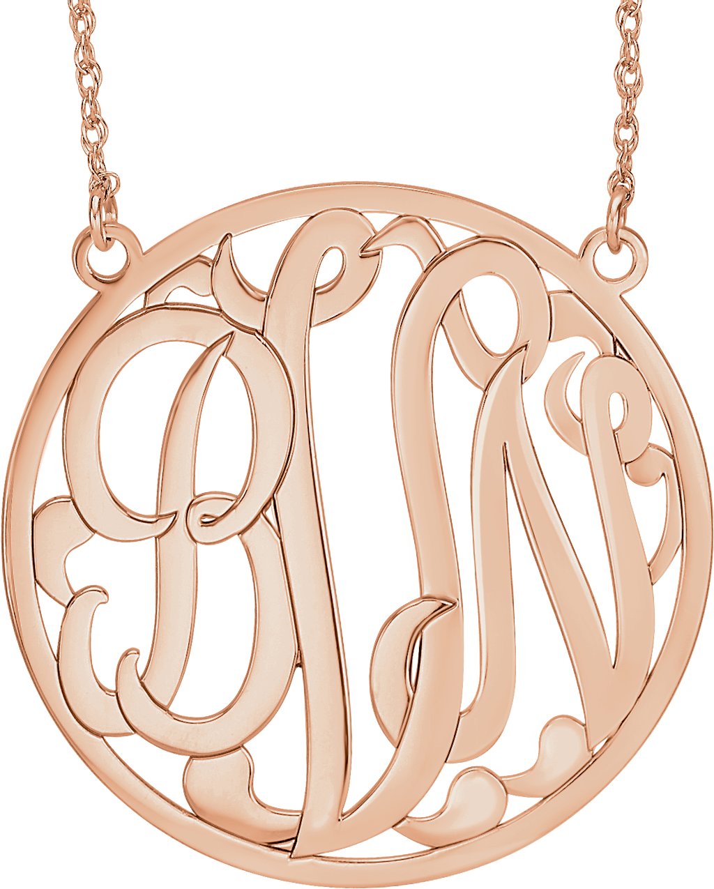 Script Monogram Necklace