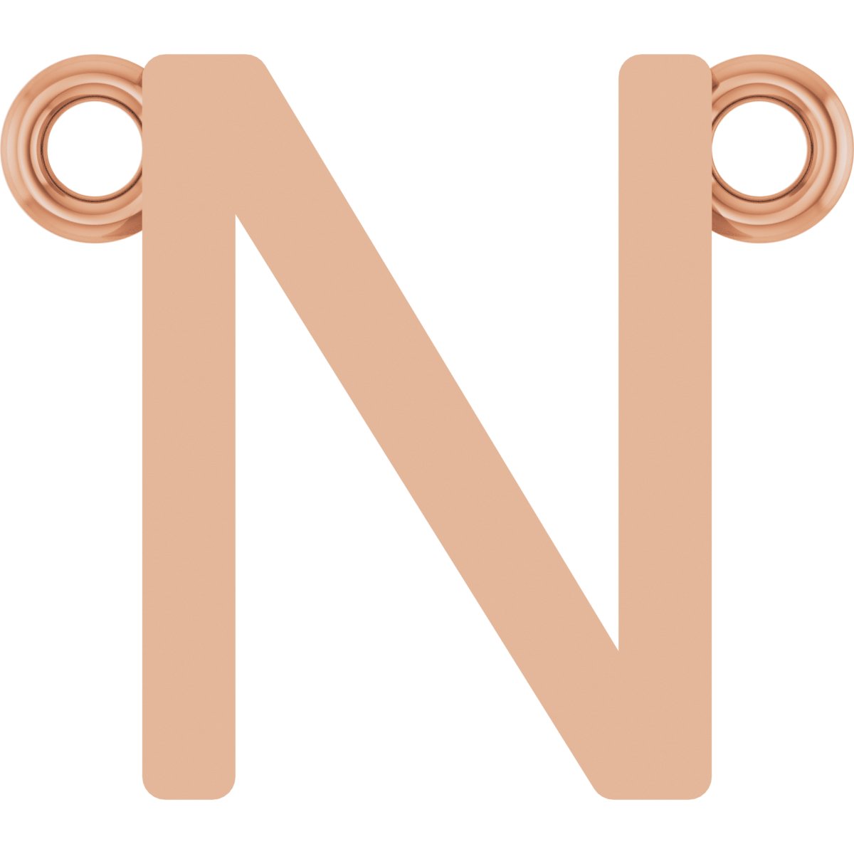 Initial Necklace Center