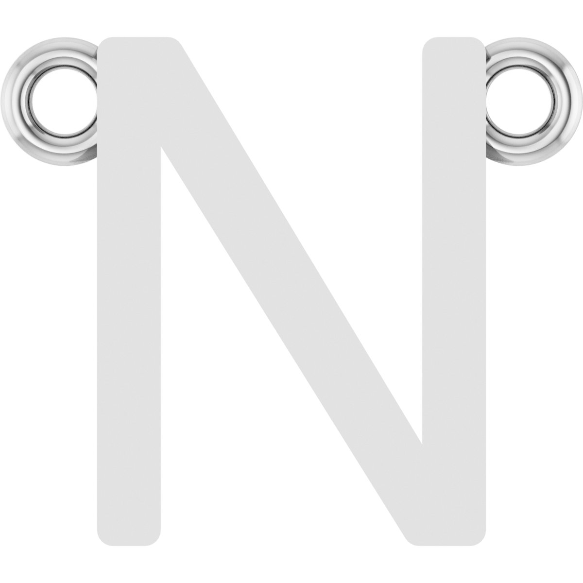 Initial Necklace Center