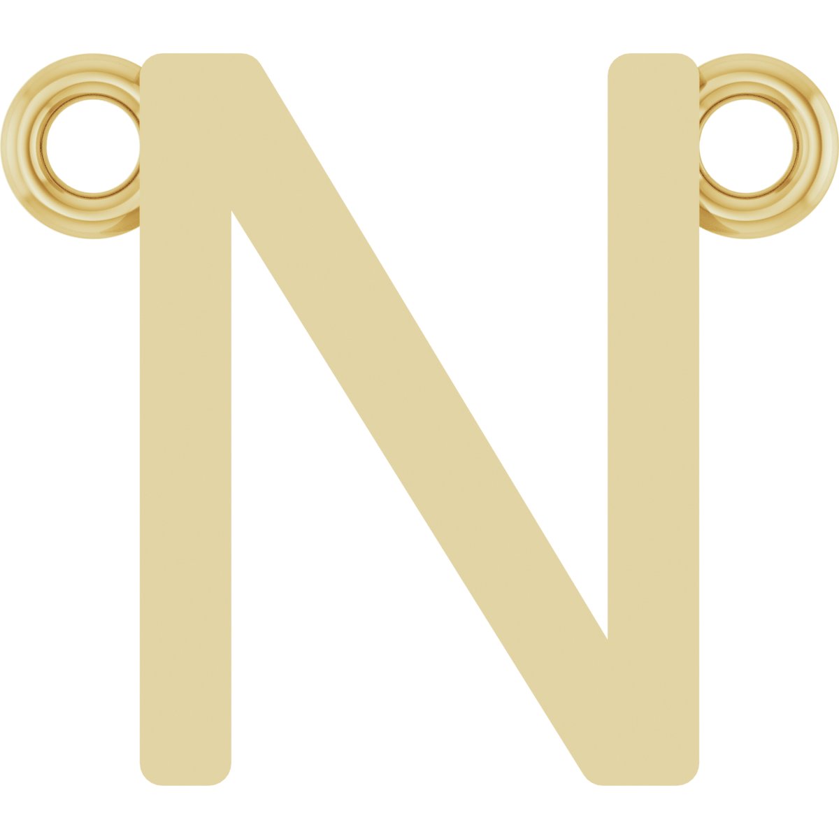Initial Necklace Center