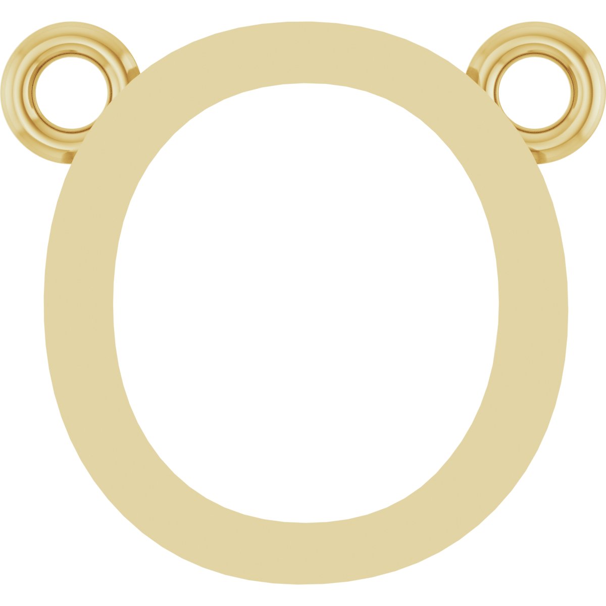 Initial Necklace Center
