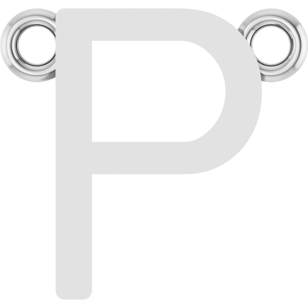 Initial Necklace Center