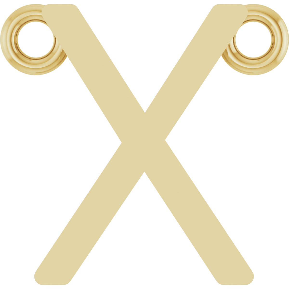 Initial Necklace Center
