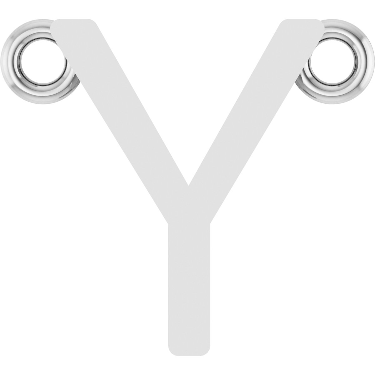 Initial Necklace Center