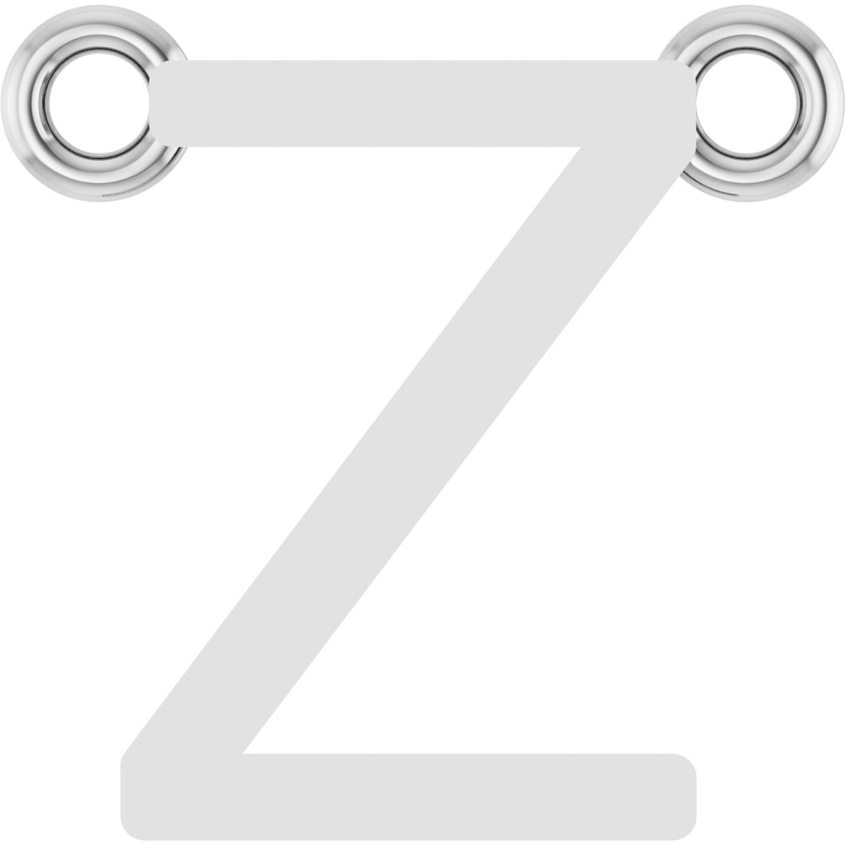 Initial Necklace Center