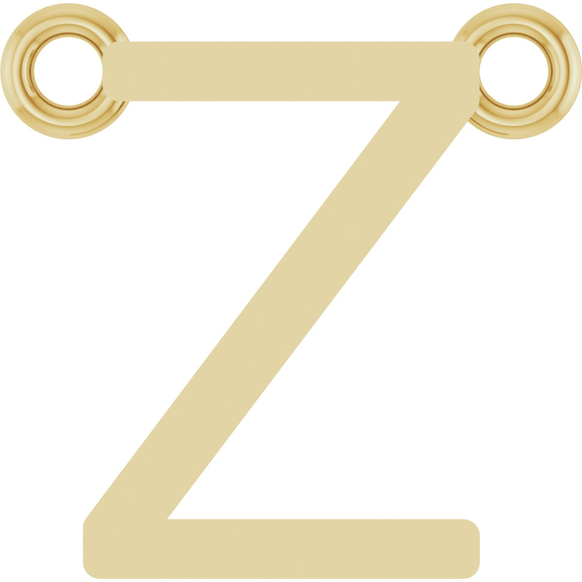 Initial Necklace Center