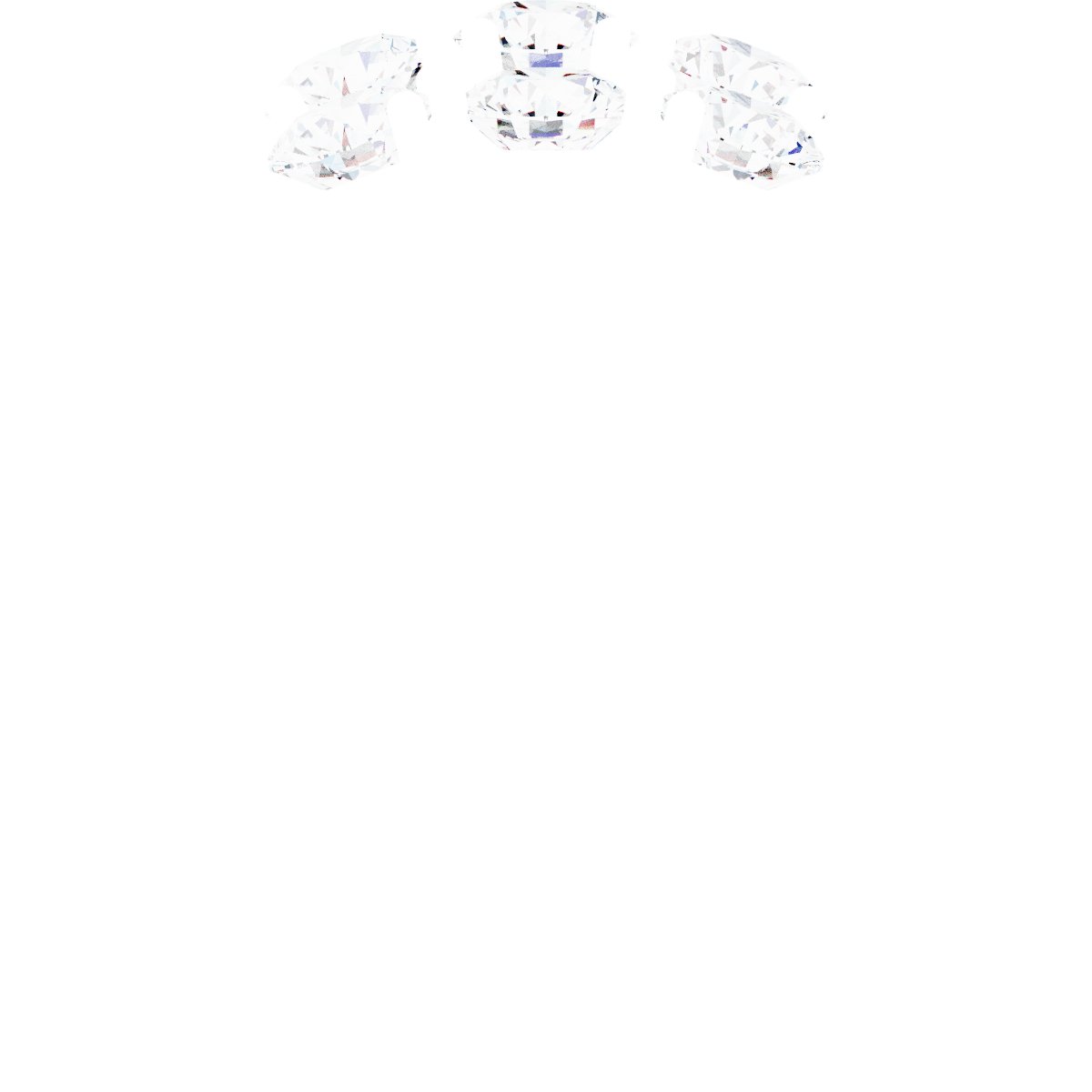 Alternative view of 1 1/2 CTW Natural Diamond Ring Guard – 14K White Gold