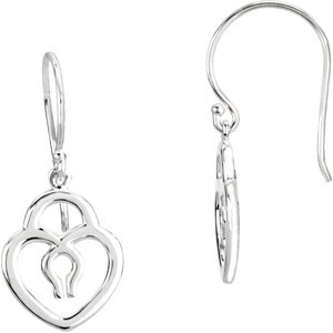 Heart Lock Earrings