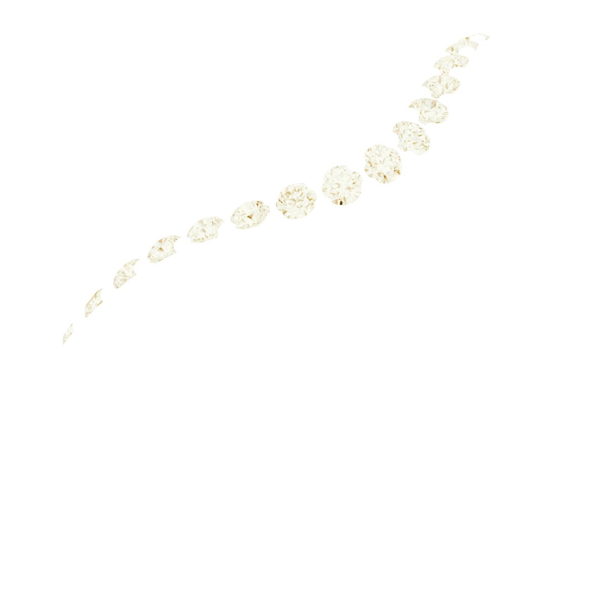1/8 CTW Natural Diamond Contour Band – 14K Yellow Gold