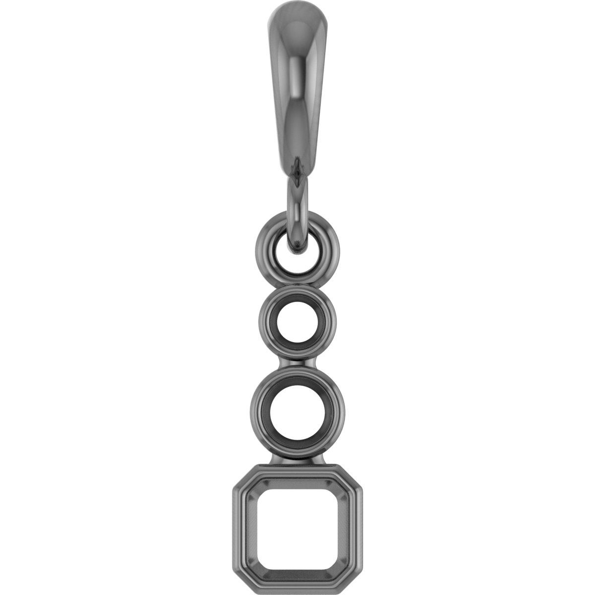 9x6 mm Pear Pendant Mounting