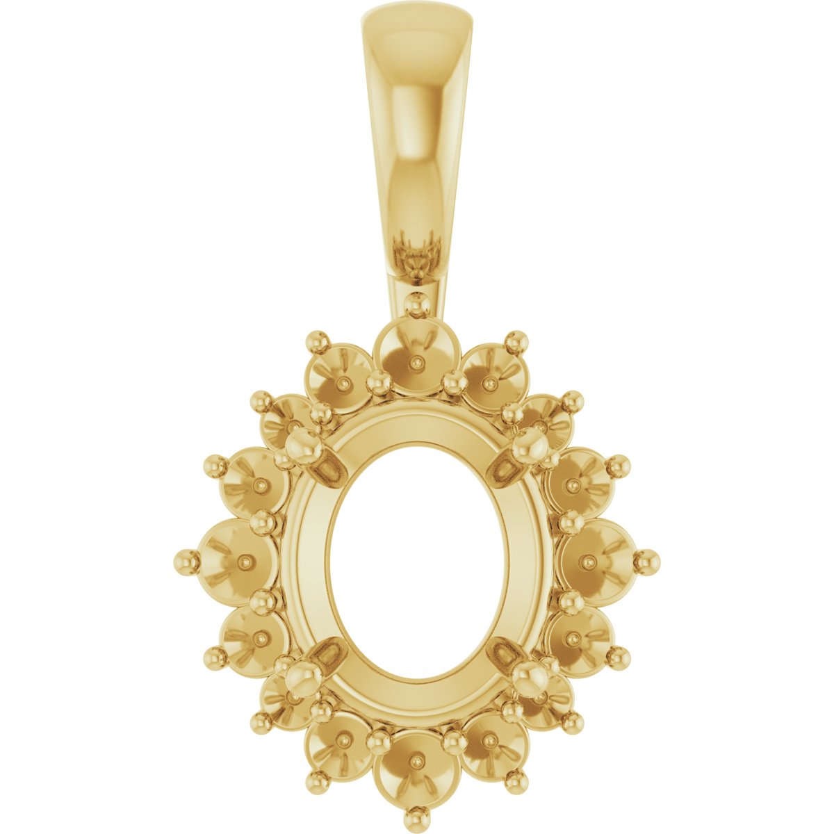 Halo-Style Pendant