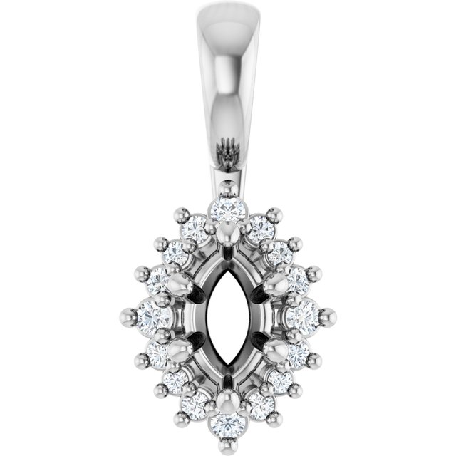 14k White Gold