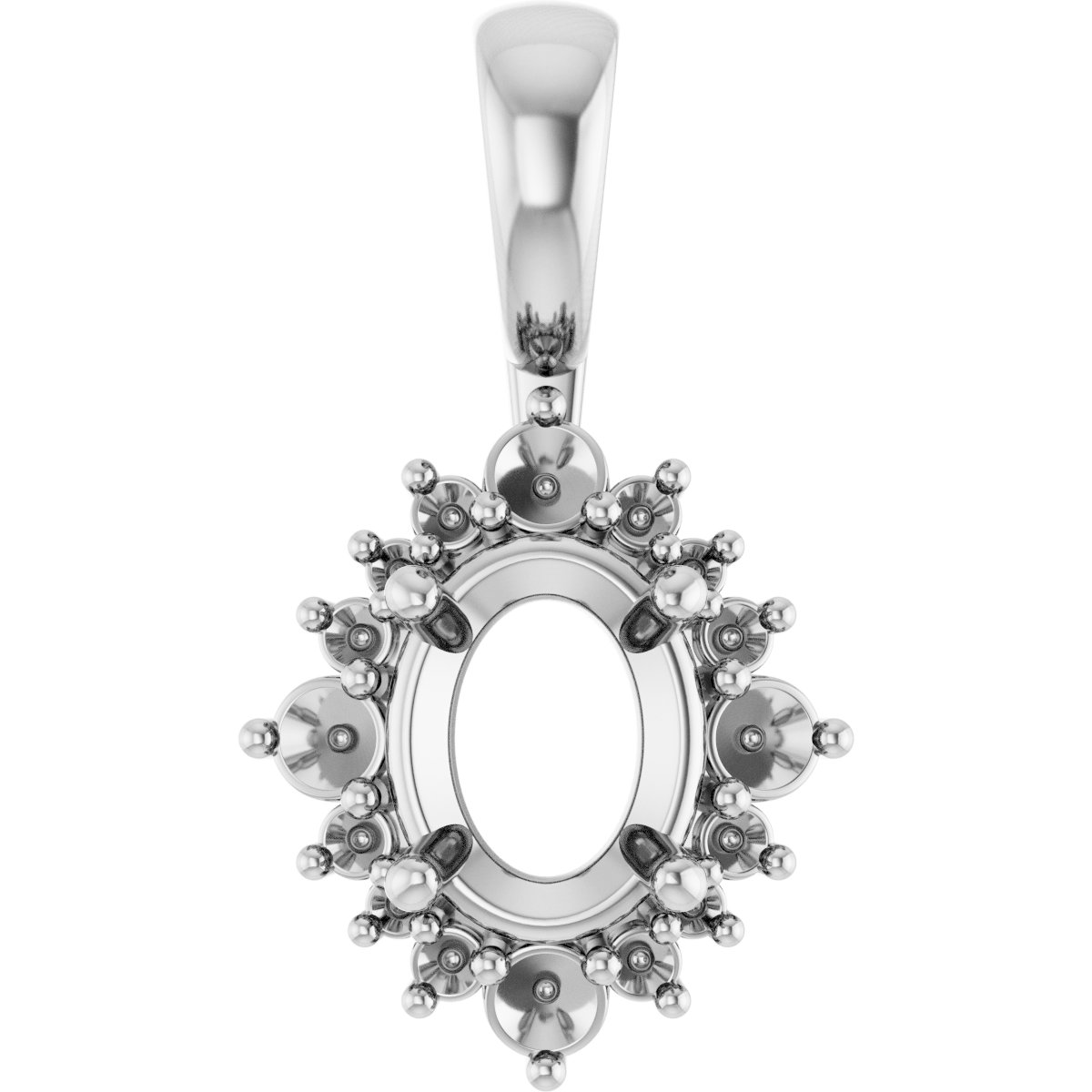 Halo-Style Pendant