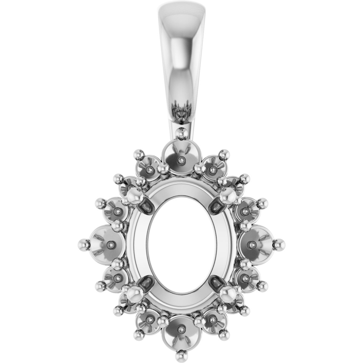 Halo-Style Pendant