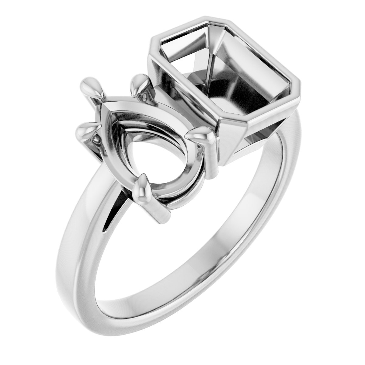 Two-Stone Engagement Ring or Band