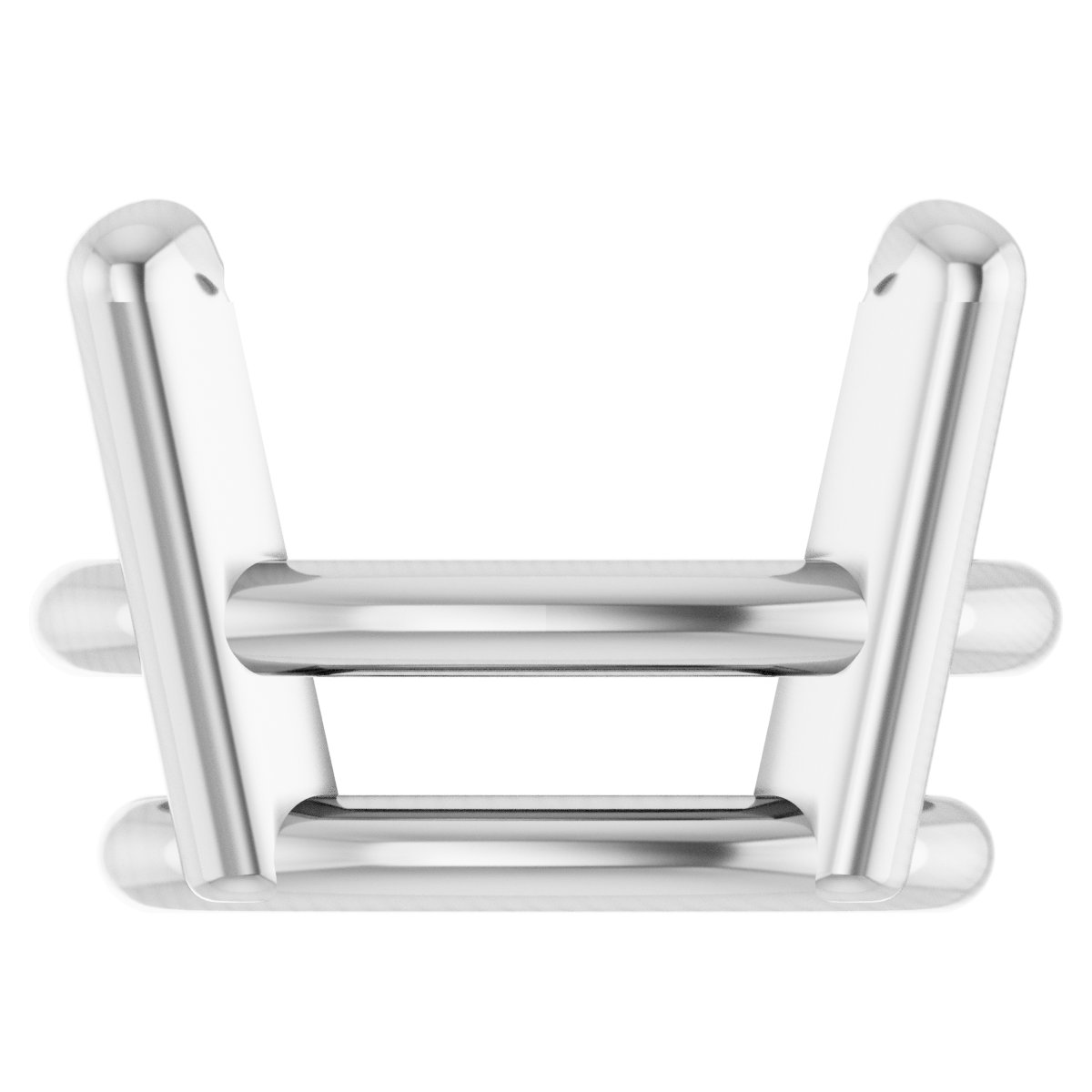 Oval 4-Prong Low Basket Setting