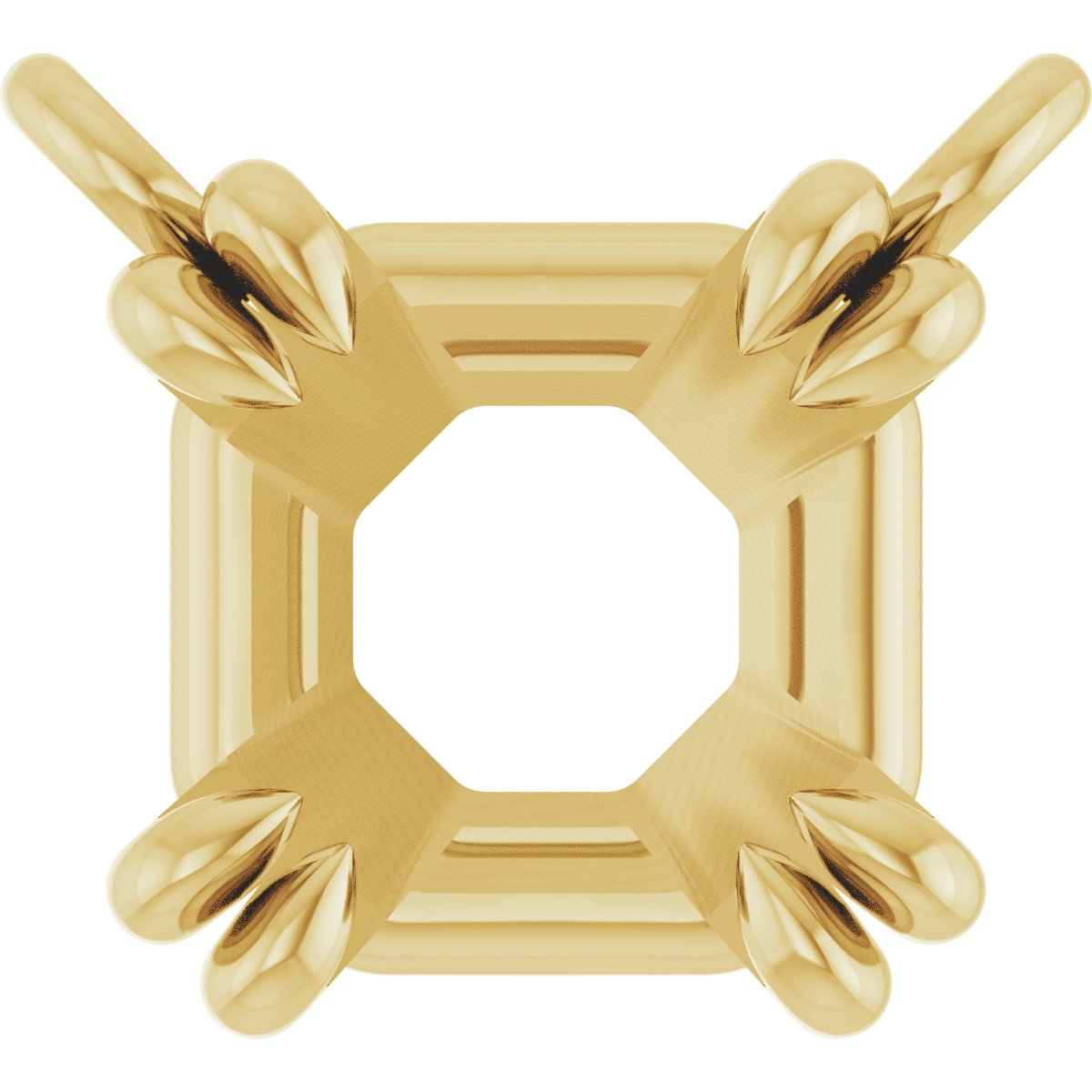 Double-Claw Solitaire Necklace Center
