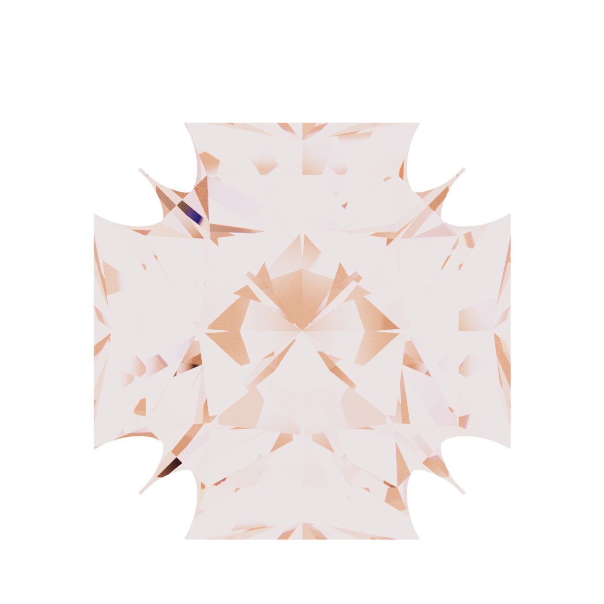 Double-Claw Solitaire Necklace Center