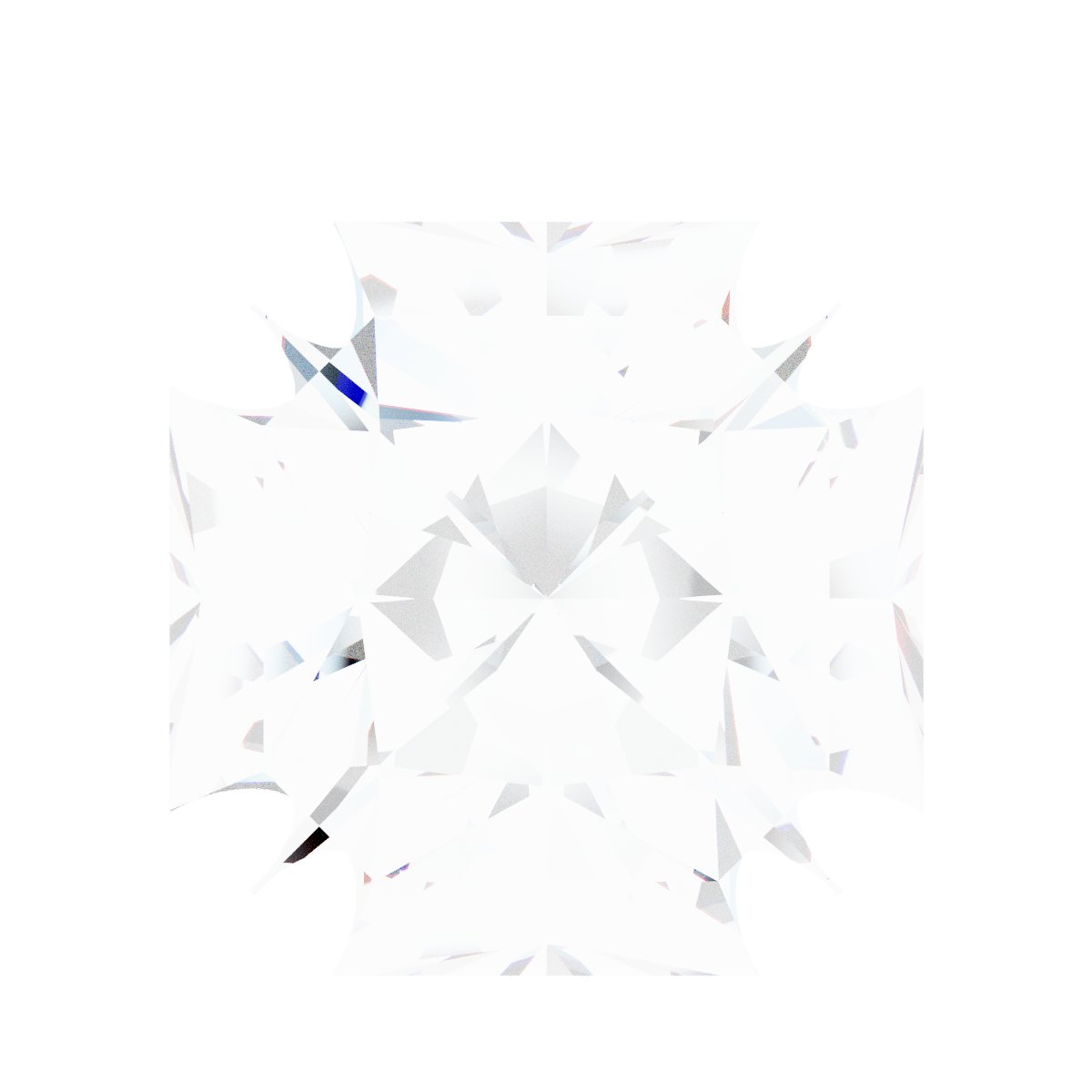 Double-Claw Solitaire Necklace Center