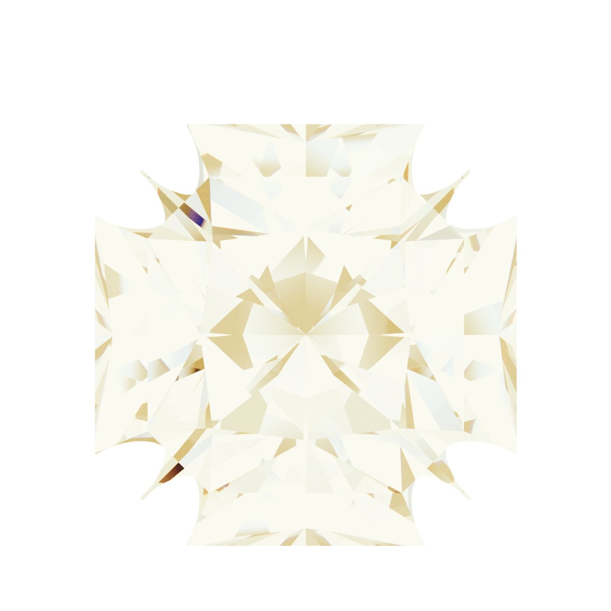 Double-Claw Solitaire Necklace Center