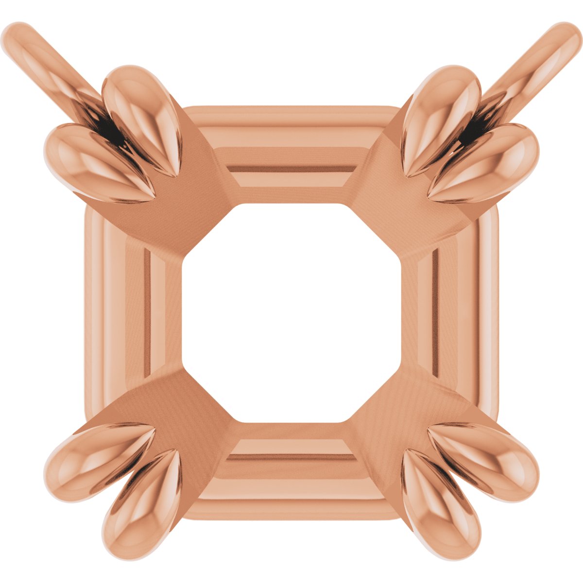 Double-Claw Solitaire Necklace Center