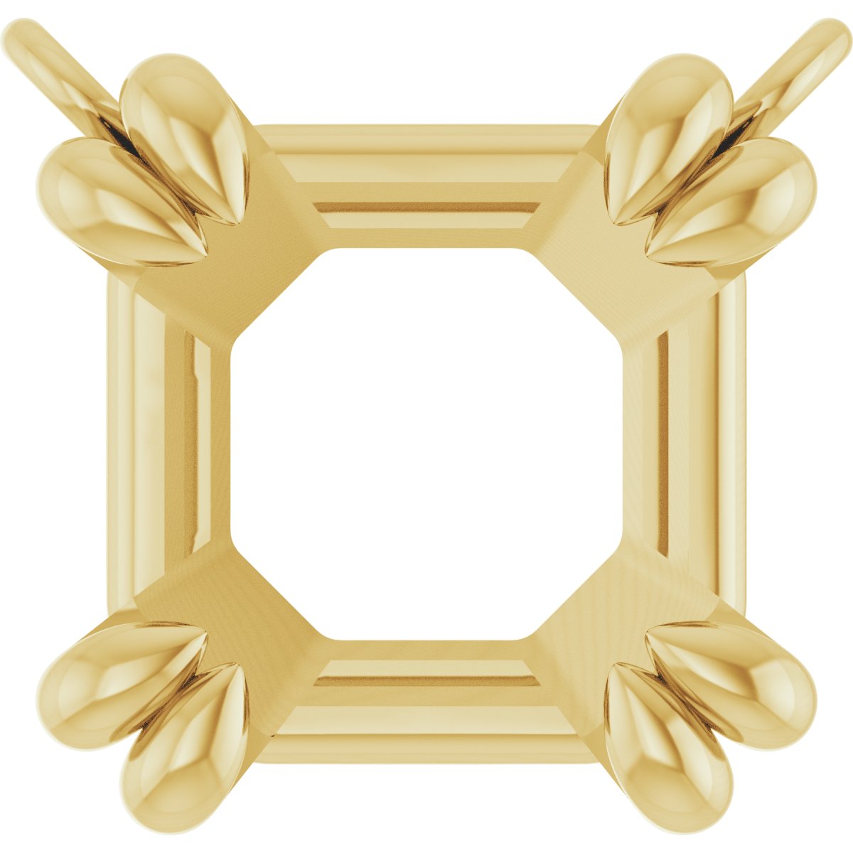 Double-Claw Solitaire Necklace Center