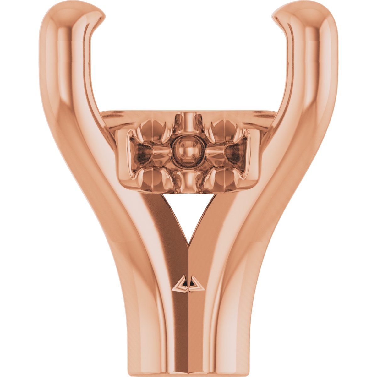 4-Prong Claw Hidden Halo-Style Shank Setting