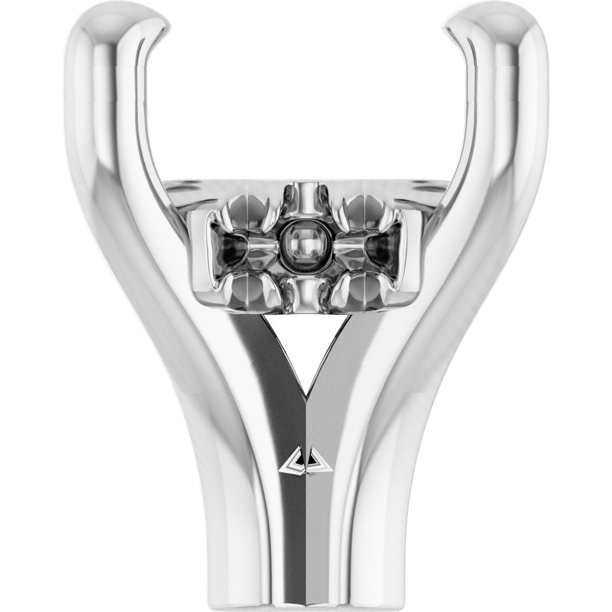 4-Prong Claw Hidden Halo-Style Shank Setting