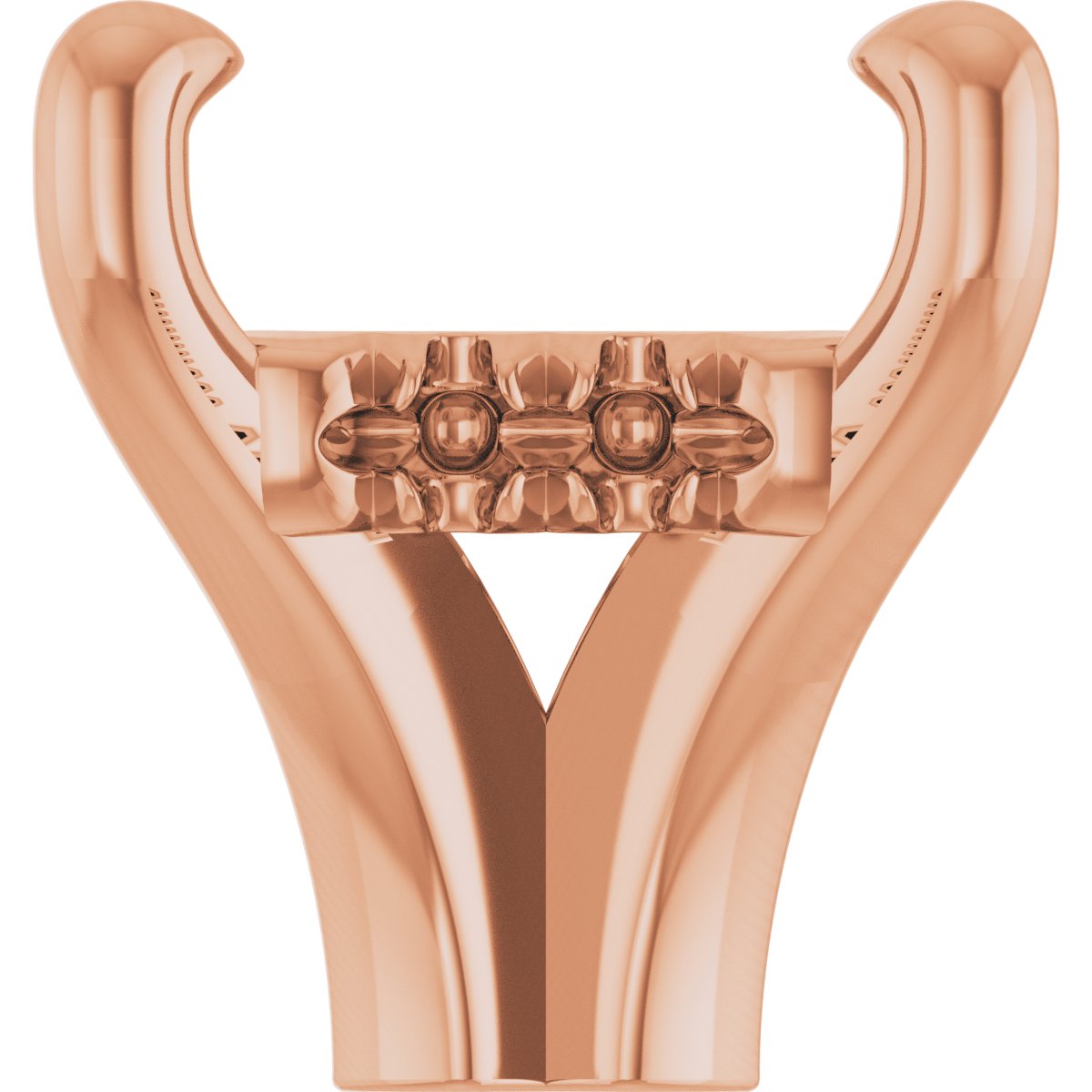 4-Prong Claw Hidden Halo-Style Shank Setting