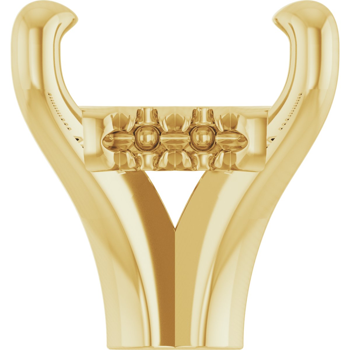 4-Prong Claw Hidden Halo-Style Shank Setting