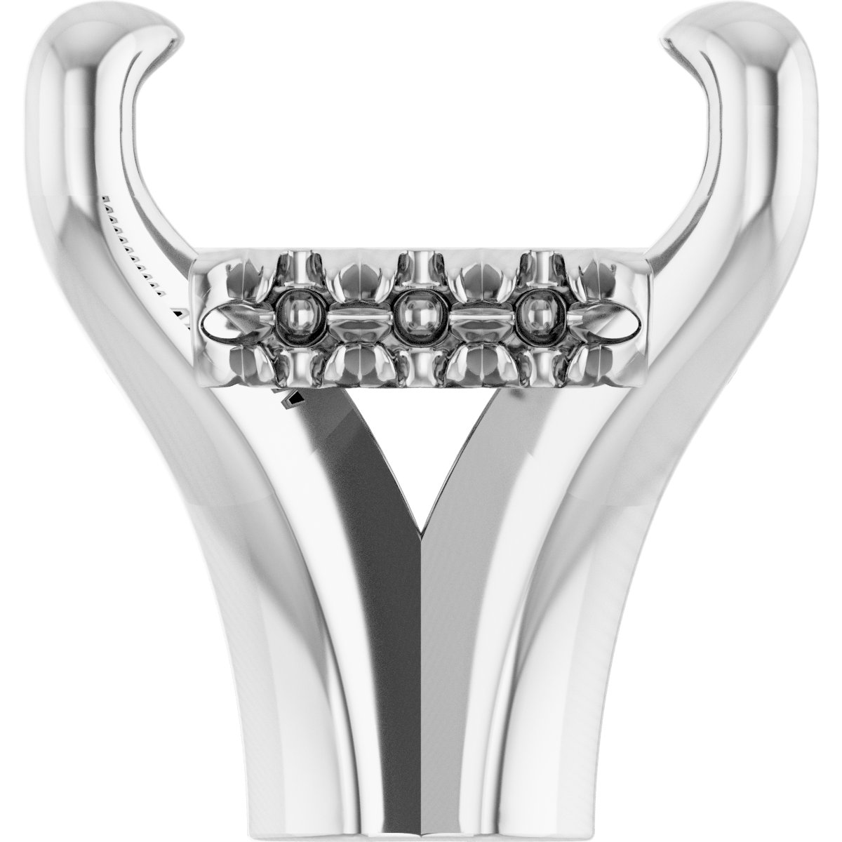 4-Prong Claw Hidden Halo-Style Shank Setting