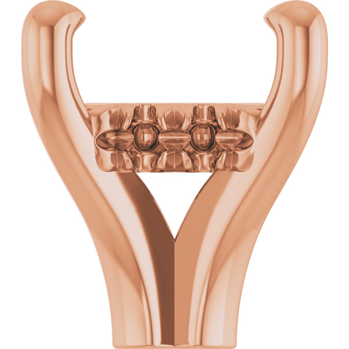 4-Prong Claw Hidden Halo-Style Shank Setting