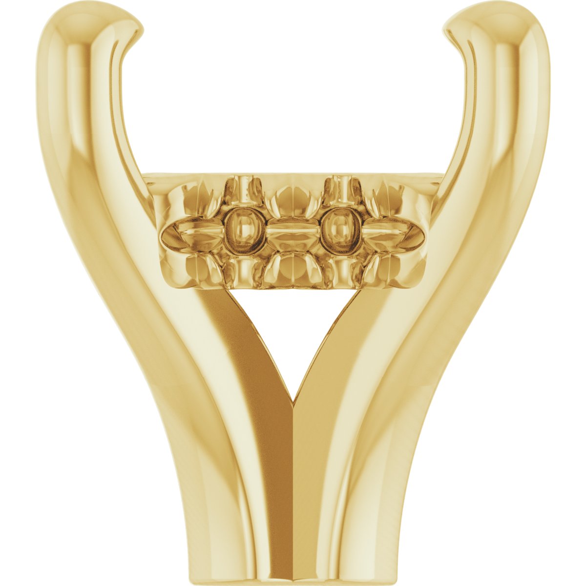 4-Prong Claw Hidden Halo-Style Shank Setting