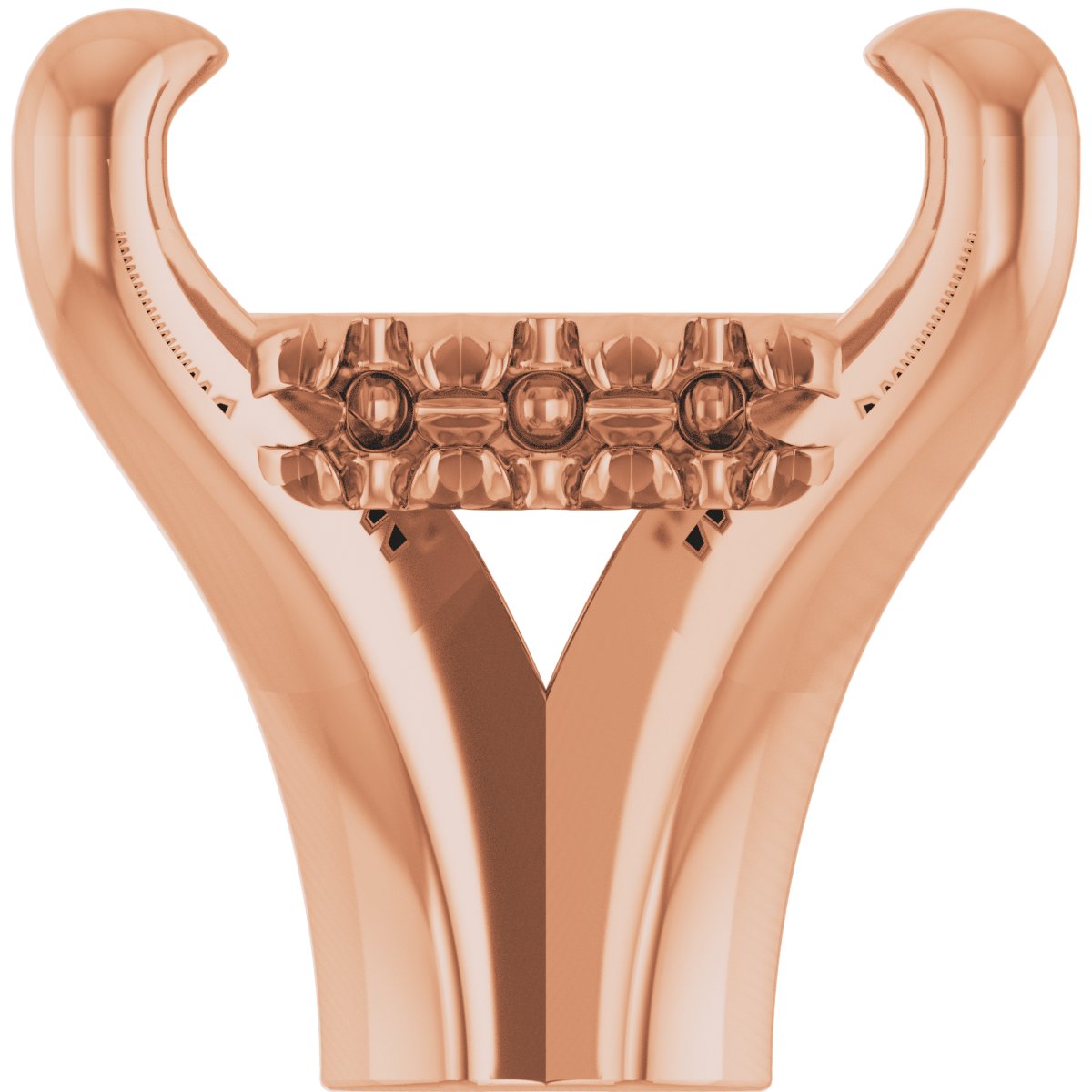 4-Prong Claw Hidden Halo-Style Shank Setting