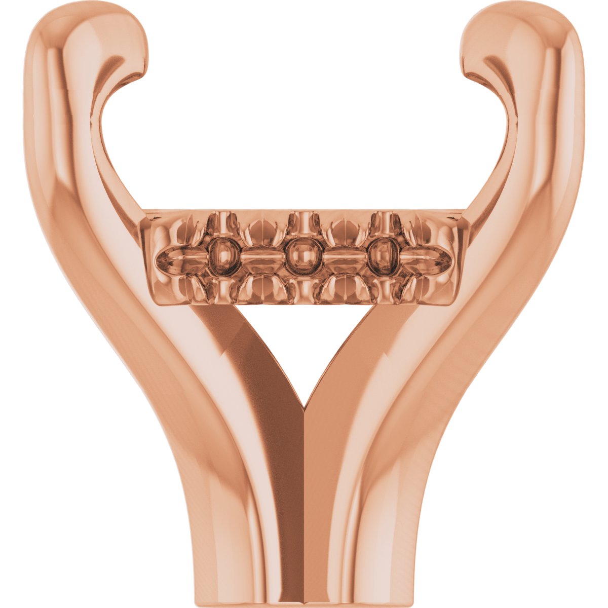 4-Prong Claw Hidden Halo-Style Shank Setting