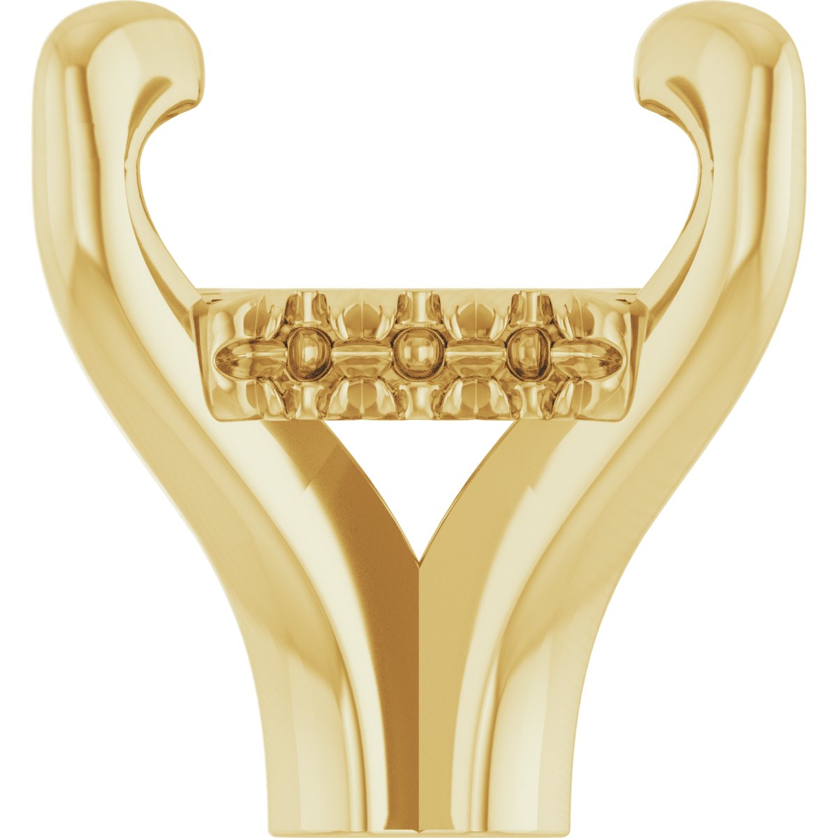 4-Prong Claw Hidden Halo-Style Shank Setting