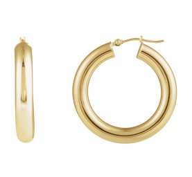 Classic Gold Hoop Earrings