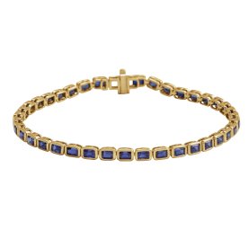 Gold Gemstone Bracelet