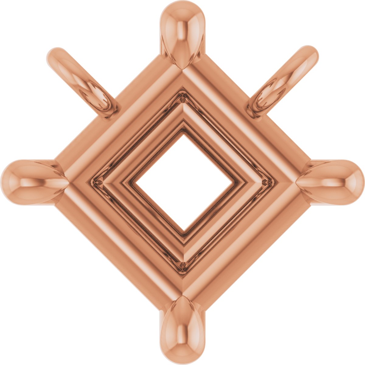 Solitaire Claw-Prong Necklace or Center
