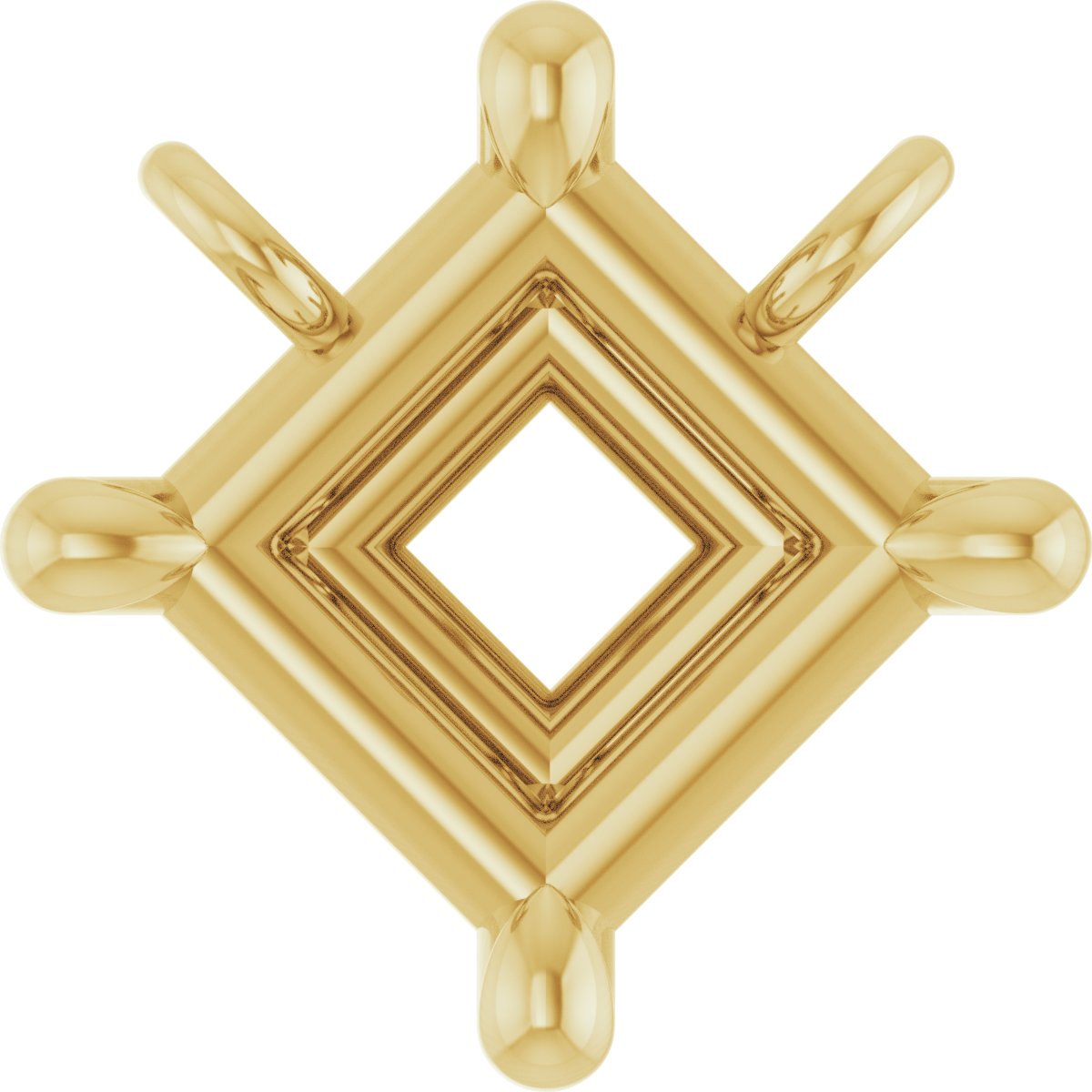 Solitaire Claw-Prong Necklace or Center