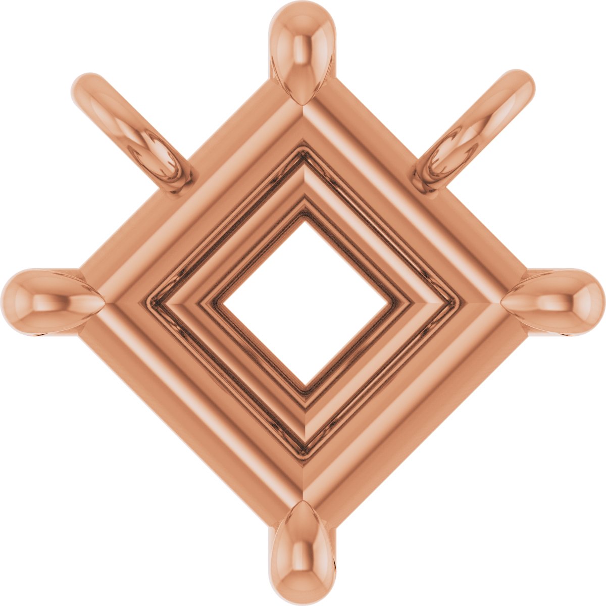 Solitaire Claw-Prong Necklace or Center