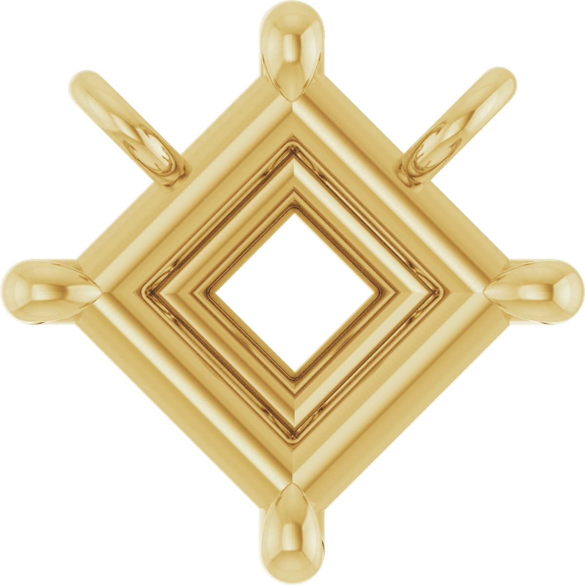 Solitaire Claw-Prong Necklace or Center