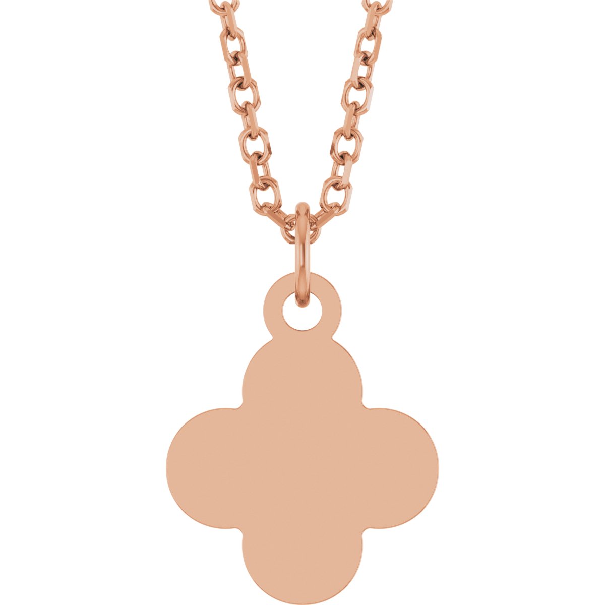 Engravable Clover Necklace or Pendant