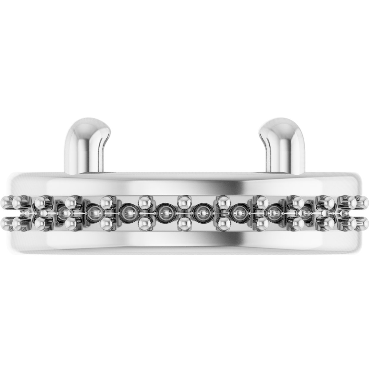4-Prong Claw Hidden Halo-Style Top Setting