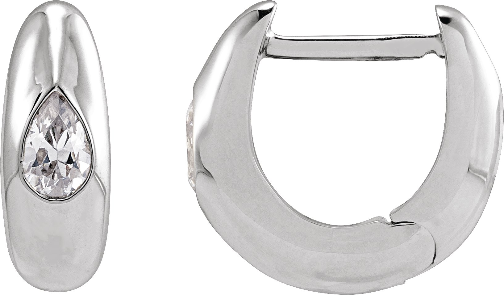 Accented Hoop Earrings