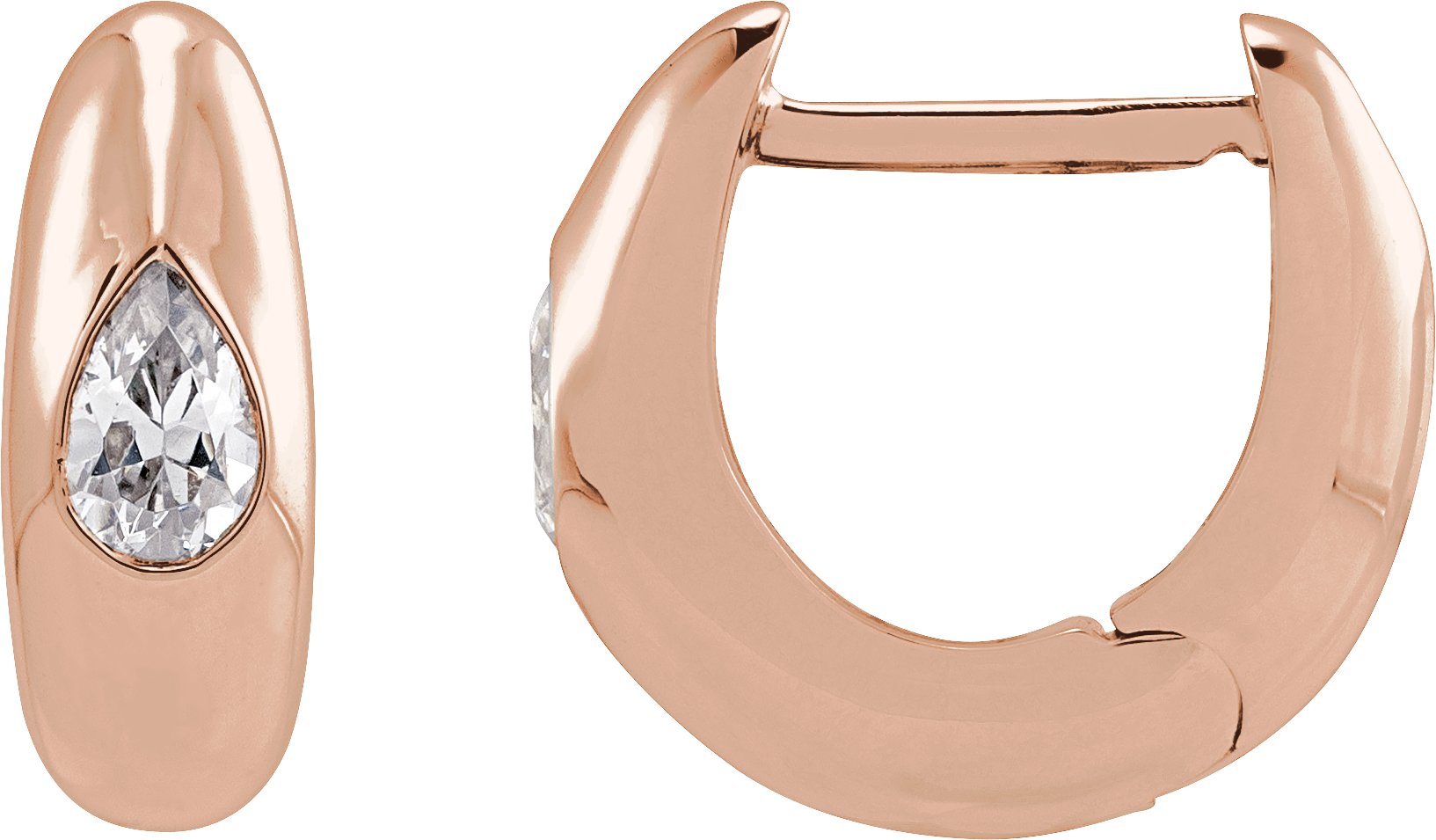 Accented Hoop Earrings