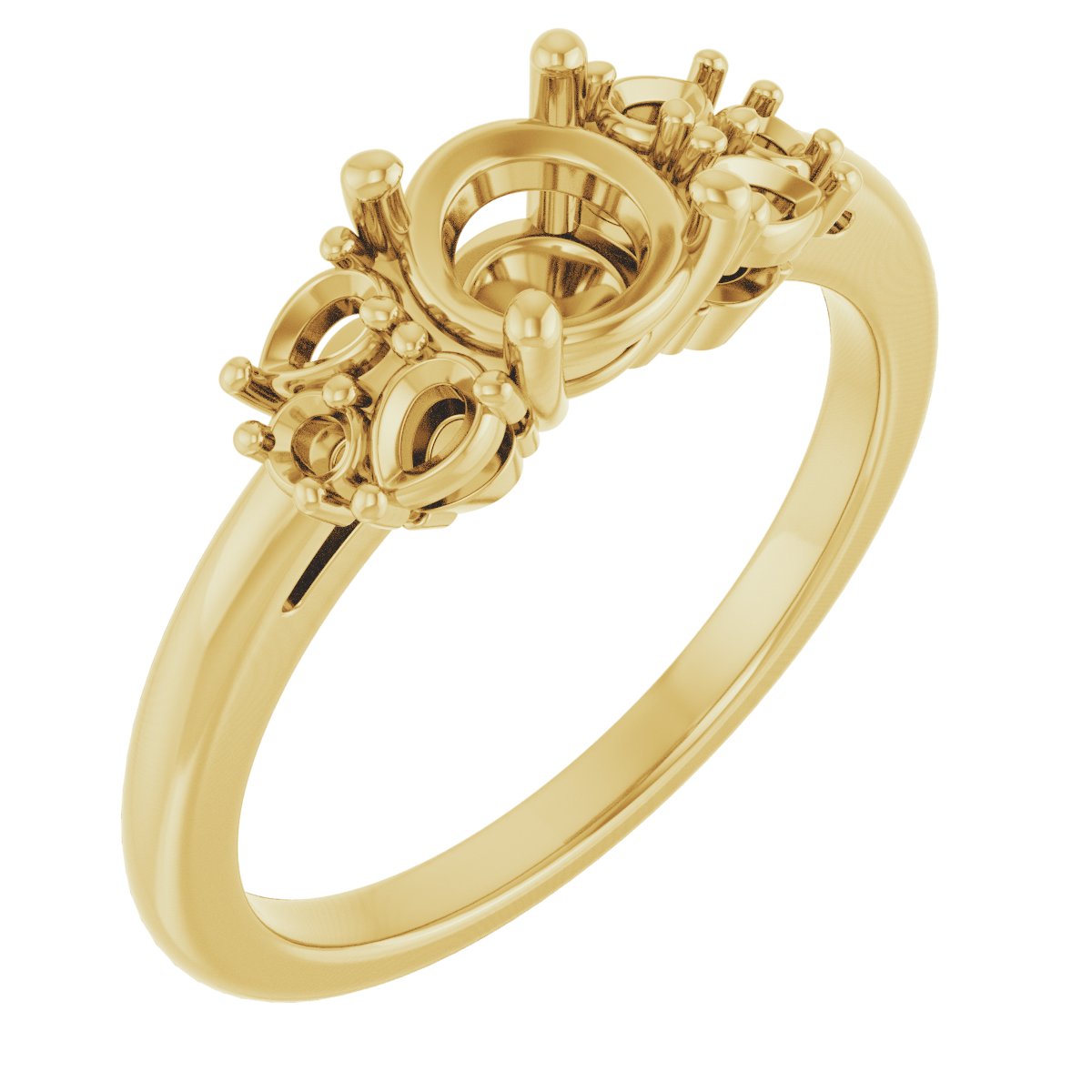 Accented Engagement Ring