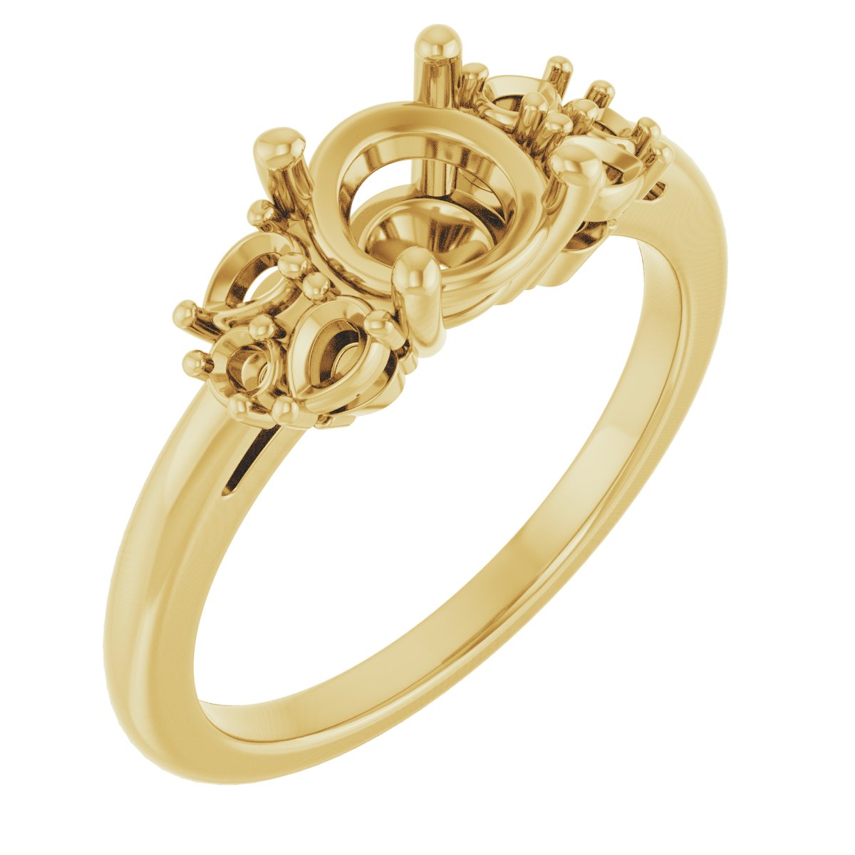 Accented Engagement Ring