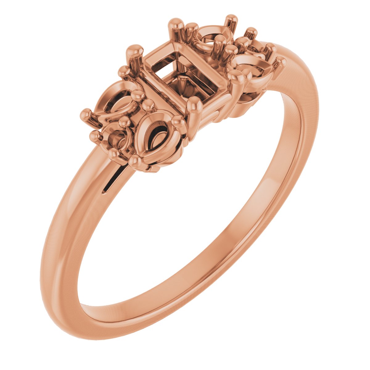Accented Engagement Ring